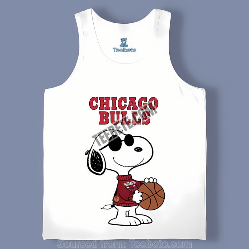 Chicago Bulls Snoopy Matchup Game Day Regular Tanktop Chicago Bulls Snoopy Matchup Game Day Regular Tanktop