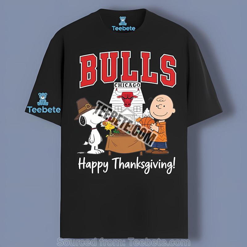 Chicago Bulls Snoopy Says Thanks Regular Shirt