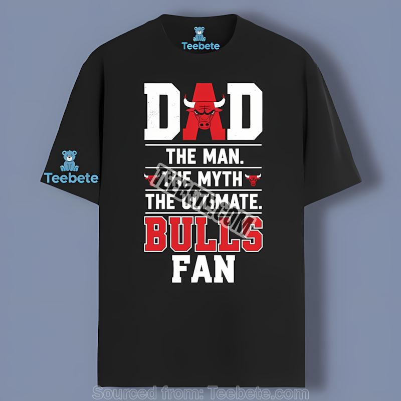 Chicago Bulls Ultimate Fan Dad Graphic Shirt