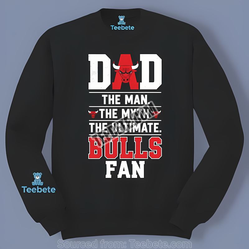 Chicago Bulls Ultimate Fan Dad Graphic Long Sleeve Chicago Bulls Ultimate Fan Dad Graphic Long Sleeve