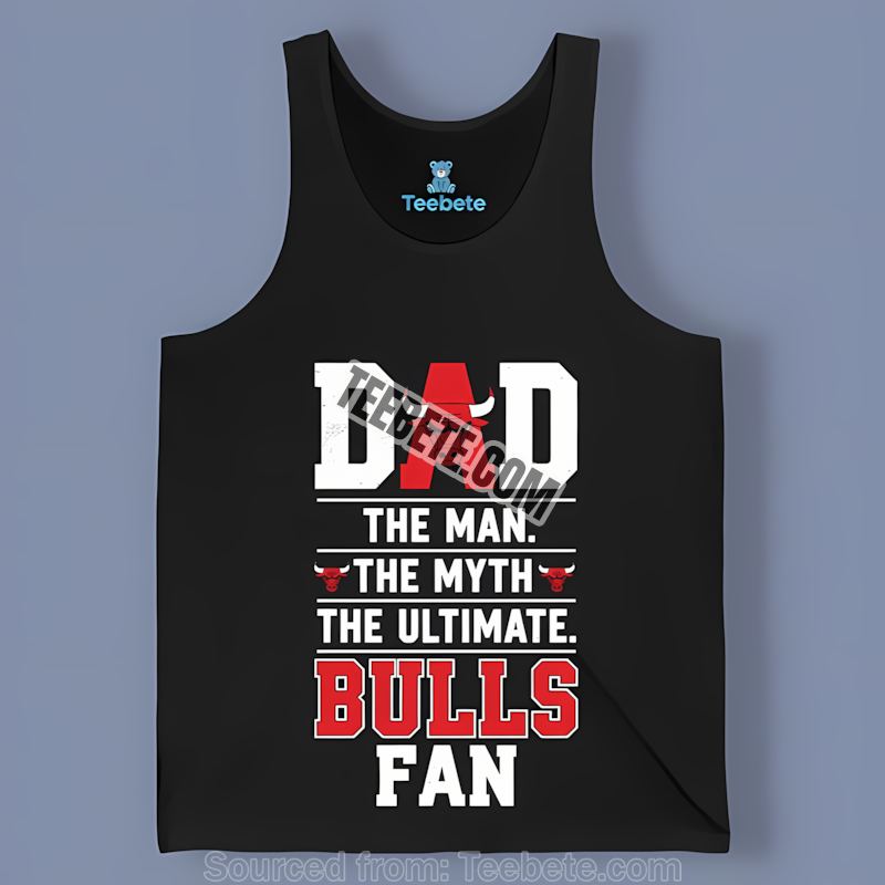 Chicago Bulls Ultimate Fan Dad Graphic Tanktop Chicago Bulls Ultimate Fan Dad Graphic Tanktop