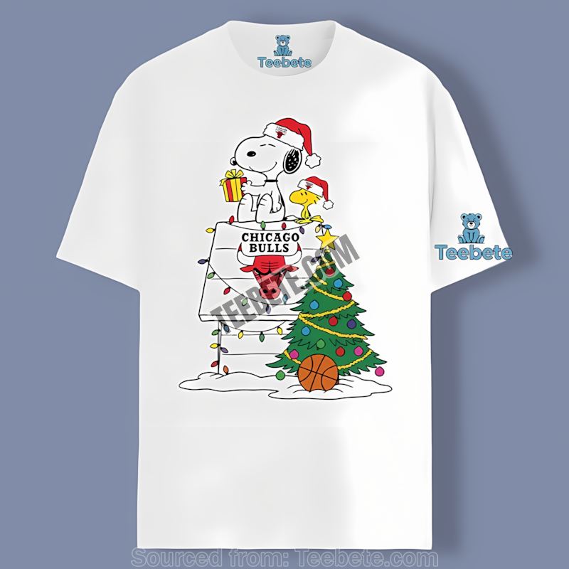 Christmas With Love Chicago Bulls Adults Shirt