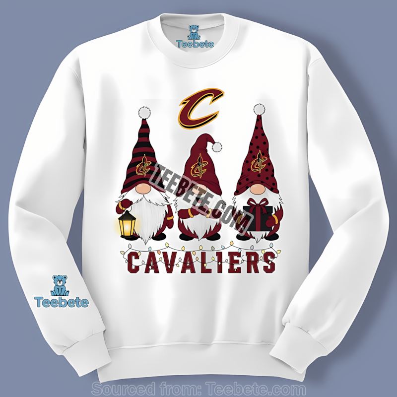 Christmas Gnomes Cleveland Cavaliers Vintage Long Sleeve Christmas Gnomes Cleveland Cavaliers Vintage Long Sleeve