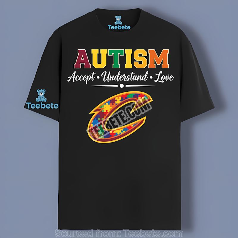 Cleveland Cavaliers Autism Awareness Accept Understand Love Vintage Shirt