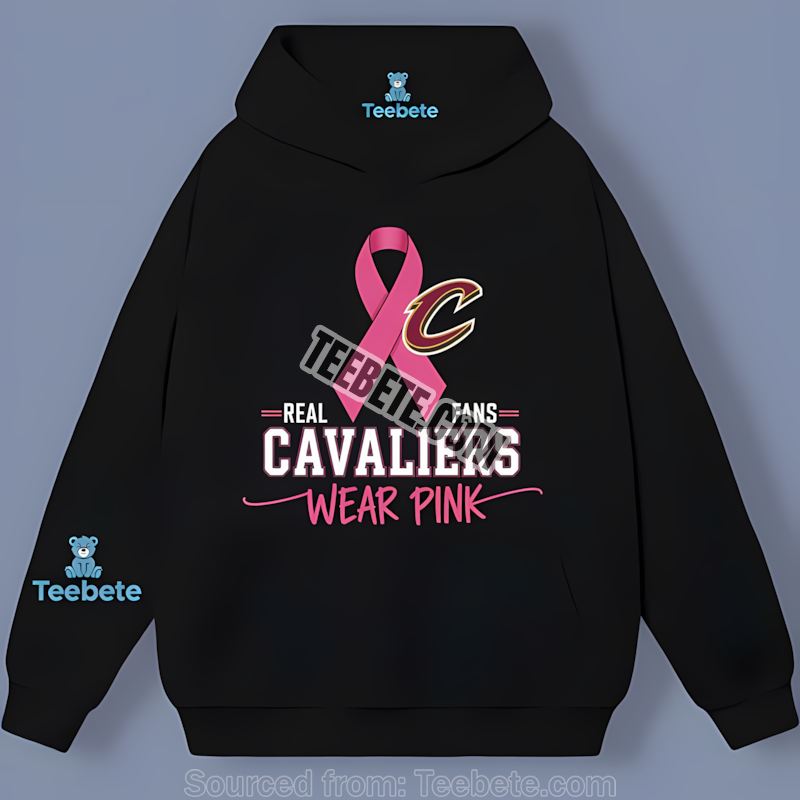 Cleveland Cavaliers Breast Cancer Awareness Fans Wear Pink Unisex Hoodie Cleveland Cavaliers Breast Cancer Awareness Fans Wear Pink Unisex Hoodie