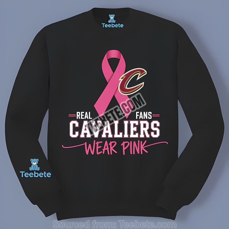 Cleveland Cavaliers Breast Cancer Awareness Fans Wear Pink Unisex Long Sleeve Cleveland Cavaliers Breast Cancer Awareness Fans Wear Pink Unisex Long Sleeve
