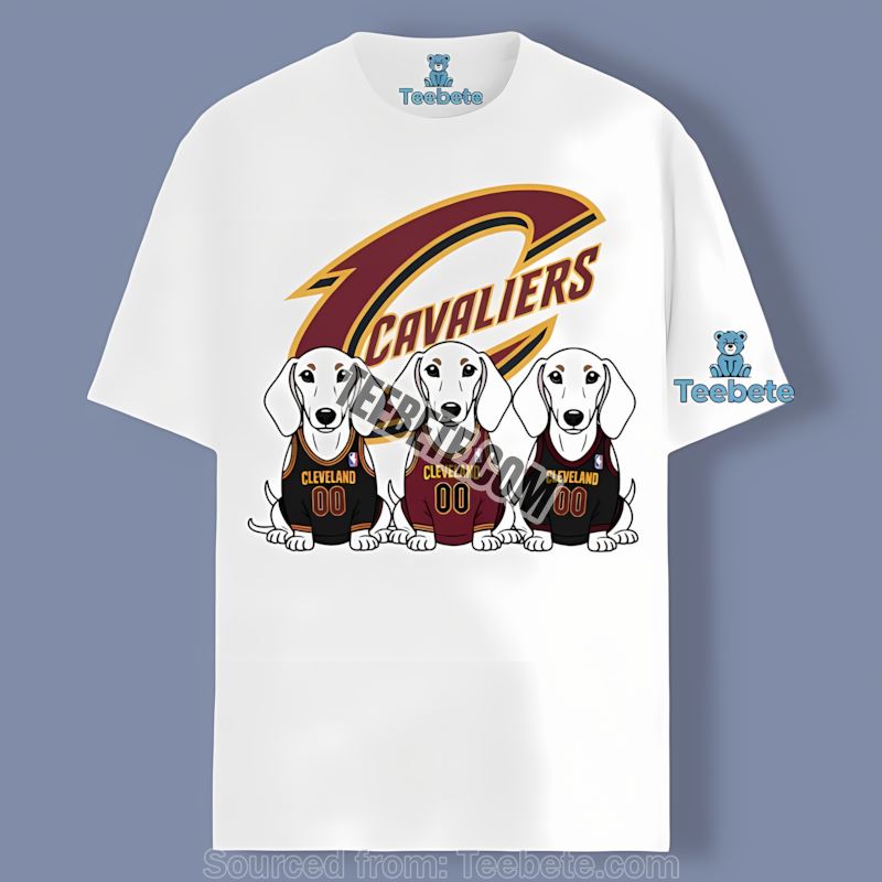 Cleveland Cavaliers Dachshund Dogs Color Shirt