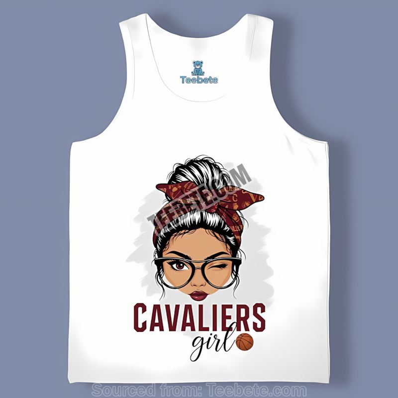 Cleveland Cavaliers Vintage Girl Fan Tanktop Cleveland Cavaliers Vintage Girl Fan Tanktop