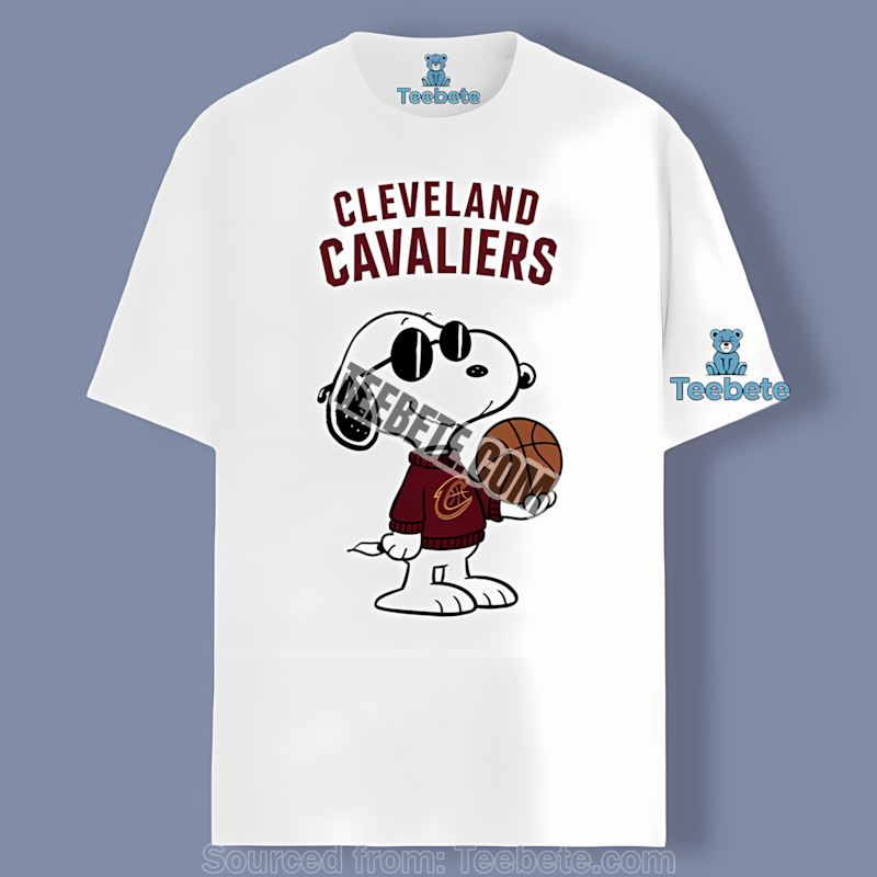 Cool Snoopy Vs Cleveland Cavaliers Cotton Shirt
