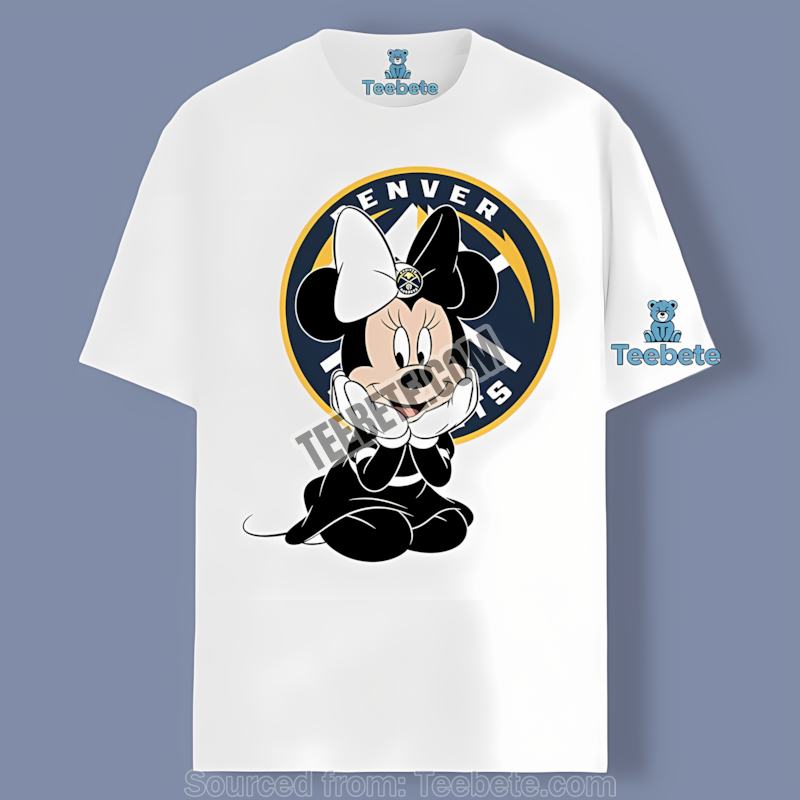 Cute Minnie Mouse Nuggets Sports Shirt