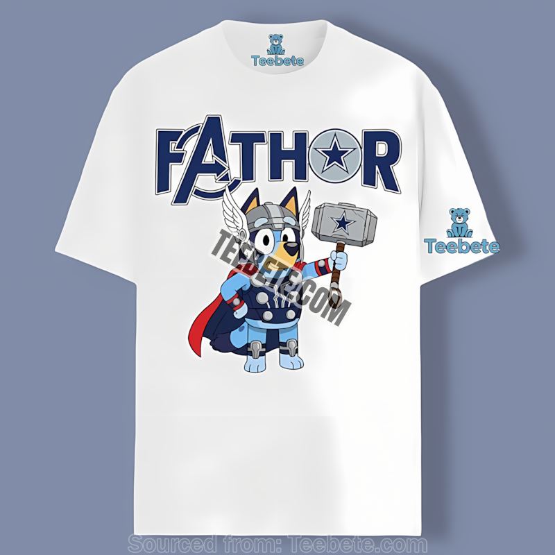 Dallas Cowboys Bluey Fathor Shirt