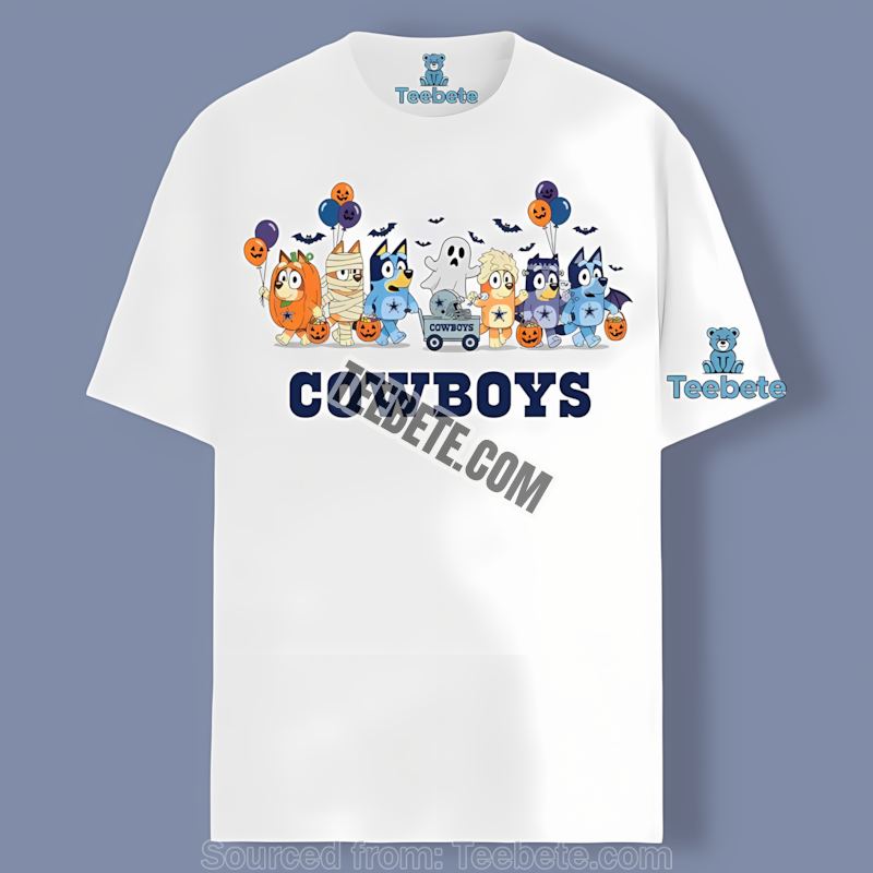 Dallas Cowboys Bluey Halloween Parade Costume Shirt
