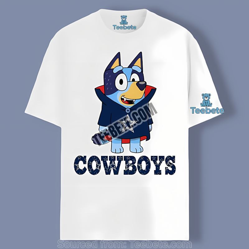 Dallas Cowboys Bluey Vampire Shirt