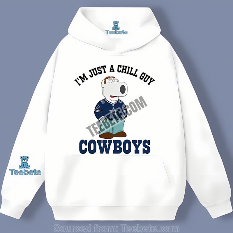 Dallas Cowboys Brian Griffin Chill Guy Hoodie Dallas Cowboys Brian Griffin Chill Guy Hoodie