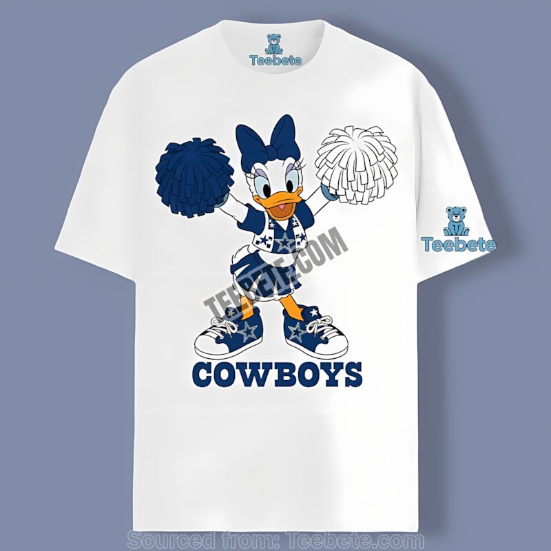 Dallas Cowboys Daisy Duck Cheerleader Shirt