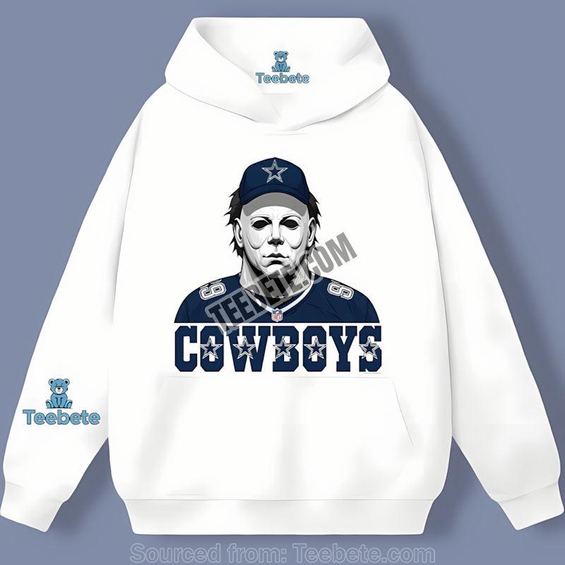 Dallas Cowboys Michael Myers Spooky Hoodie Dallas Cowboys Michael Myers Spooky Hoodie