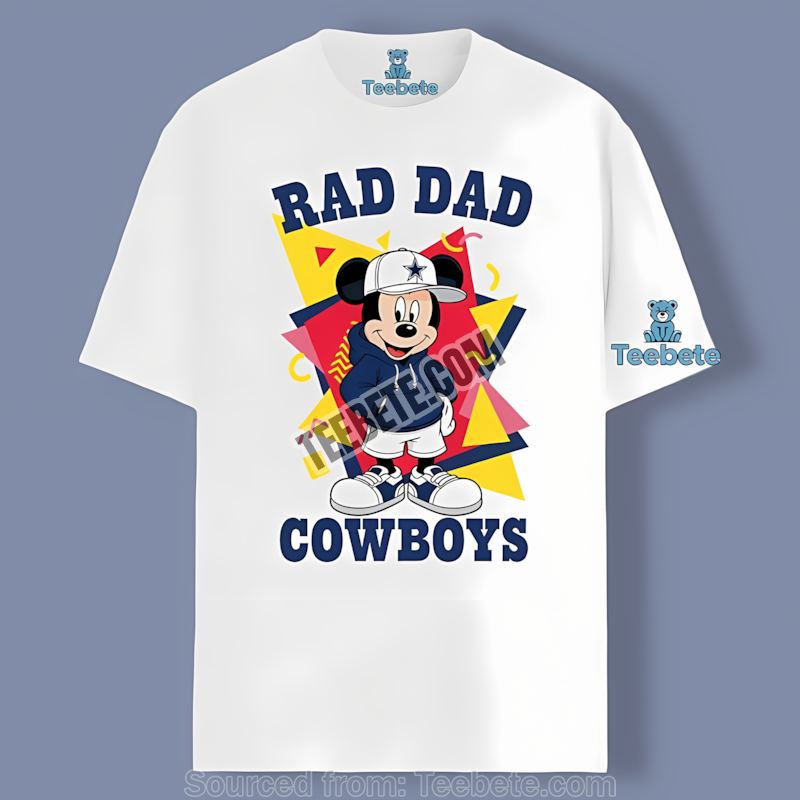 Dallas Cowboys Mickey Mouse Rad Dad Shirt