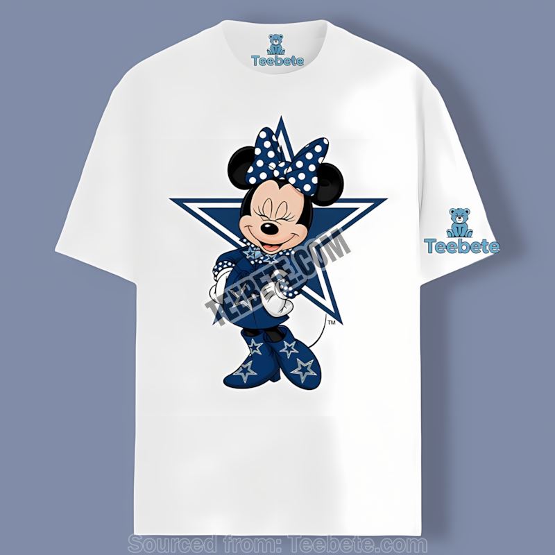 Dallas Cowboys Minnie Mouse Star Fashion Shirt