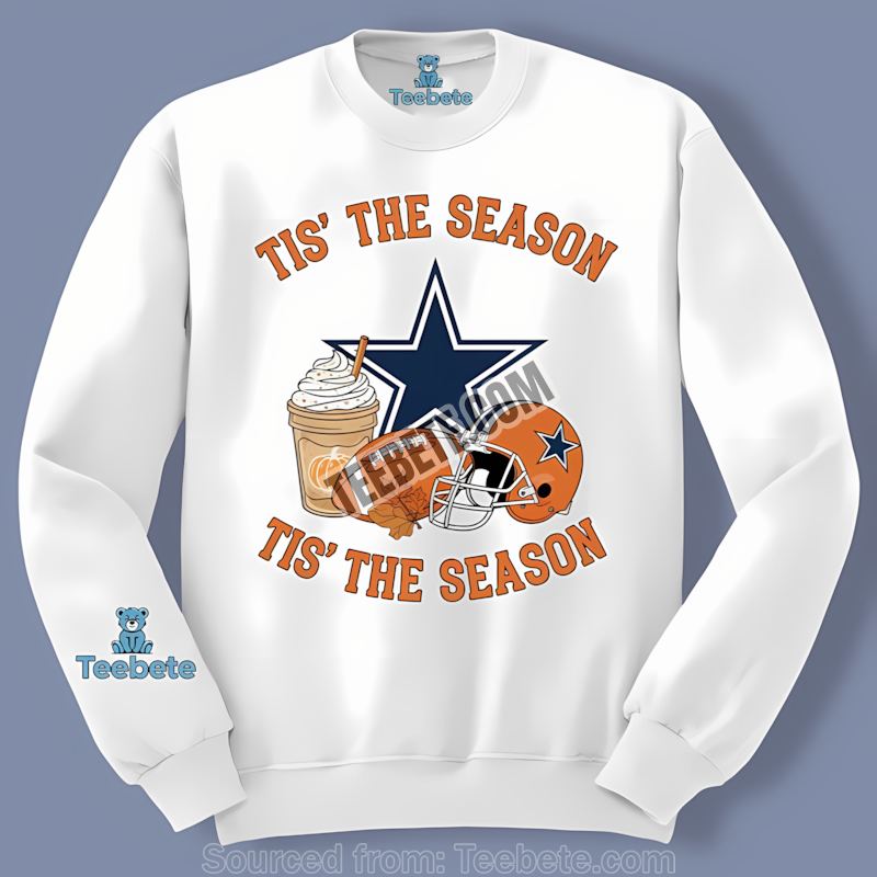 Dallas Cowboys Pumpkin Spice Fall Football Season Long Sleeve Dallas Cowboys Pumpkin Spice Fall Football Season Long Sleeve