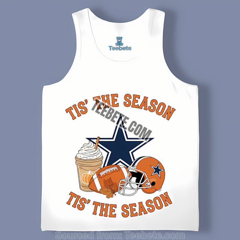 Dallas Cowboys Pumpkin Spice Fall Football Season Tanktop Dallas Cowboys Pumpkin Spice Fall Football Season Tanktop