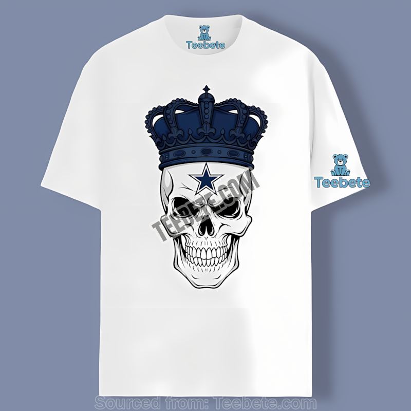 Dallas Cowboys Skull Crown Dark Grunge Shirt