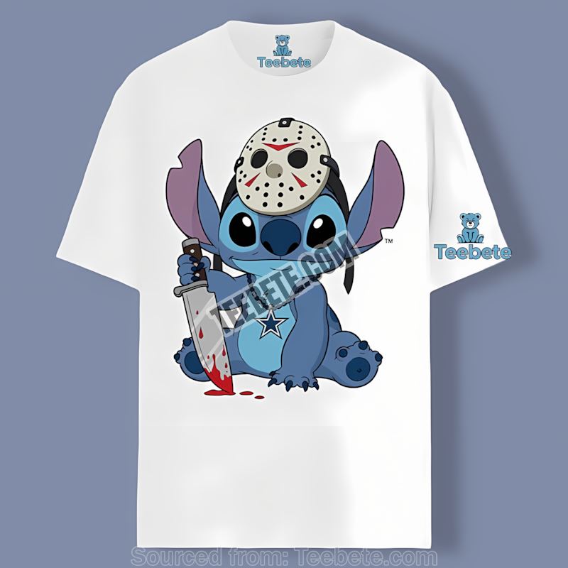 Dallas Cowboys Stitch Jason Halloween Shirt