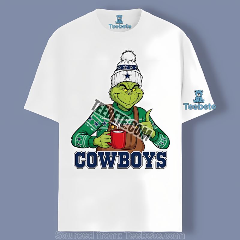Dallas Cowboys The Grinch Winter Hot Cocoa Holiday Shirt