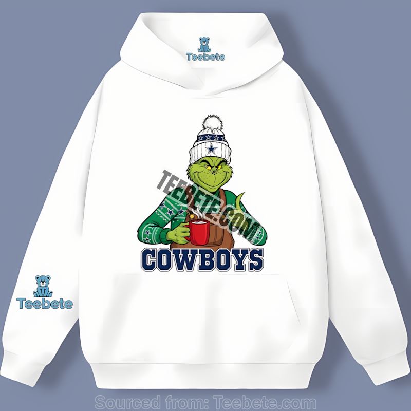 Dallas Cowboys The Grinch Winter Hot Cocoa Holiday Hoodie Dallas Cowboys The Grinch Winter Hot Cocoa Holiday Hoodie