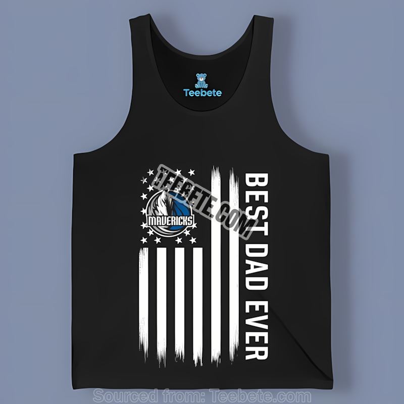 Dallas Mavericks Best Dad Ever American Flag Classic Tanktop Dallas Mavericks Best Dad Ever American Flag Classic Tanktop