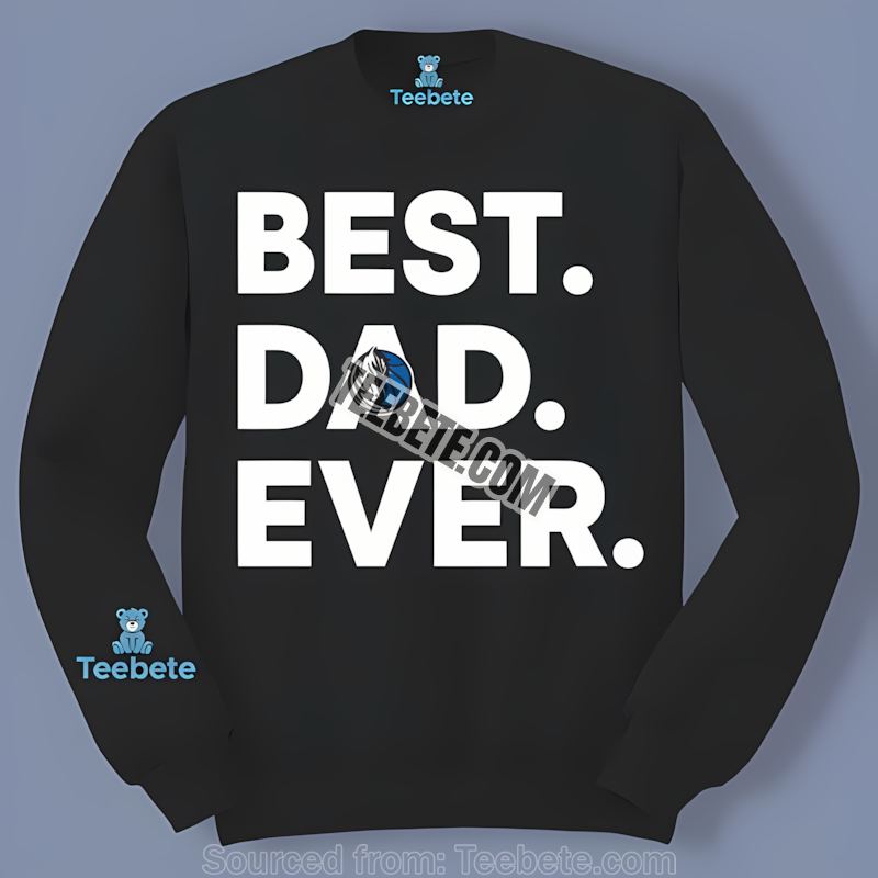 Dallas Mavericks Best Dad Ever Holiday Long Sleeve Dallas Mavericks Best Dad Ever Holiday Long Sleeve