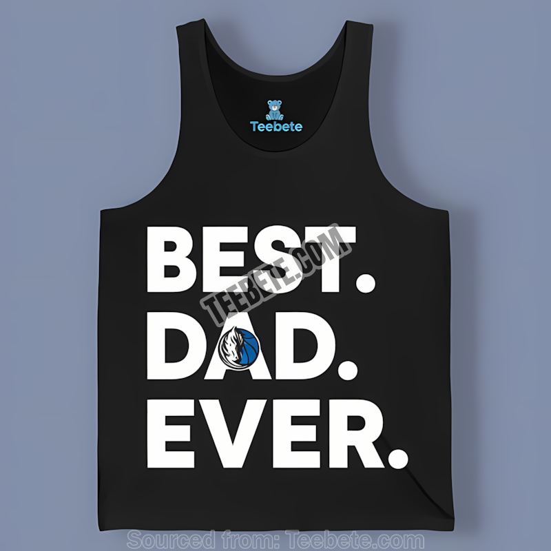 Dallas Mavericks Best Dad Ever Holiday Tanktop Dallas Mavericks Best Dad Ever Holiday Tanktop