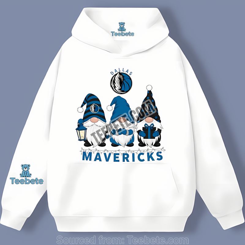 Dallas Mavericks Christmas Gnomes Crewneck Hoodie Dallas Mavericks Christmas Gnomes Crewneck Hoodie