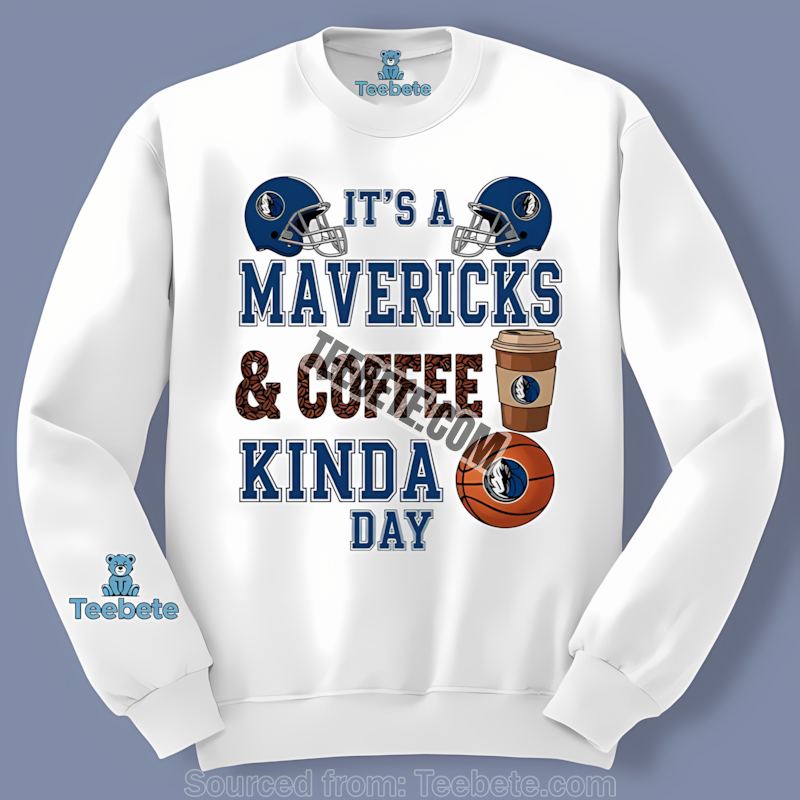Dallas Mavericks Coffee Kinda Day Festival Long Sleeve Dallas Mavericks Coffee Kinda Day Festival Long Sleeve