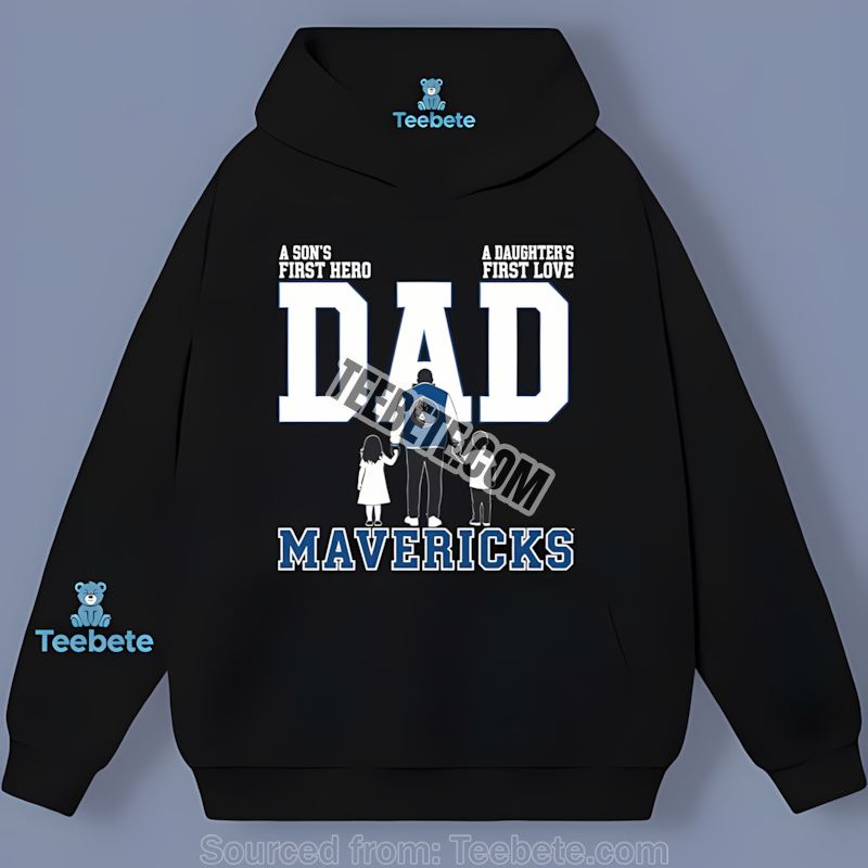 Dallas Mavericks Dad Fathers Day A Sons Hero Daughters Love Graphic Hoodie Dallas Mavericks Dad Fathers Day A Sons Hero Daughters Love Graphic Hoodie