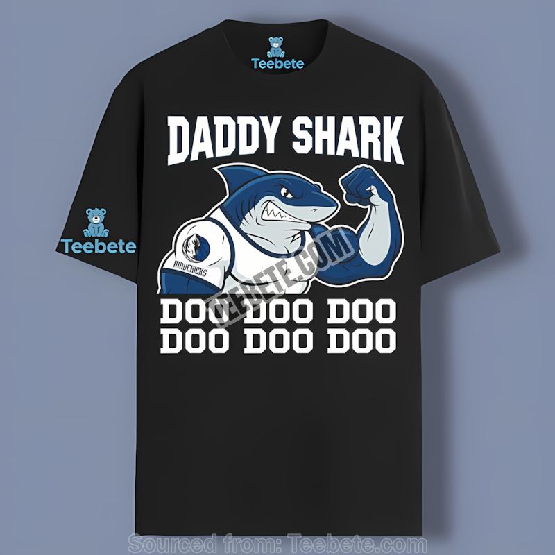 Dallas Mavericks Daddy Shark Relaxed Fit Shirt