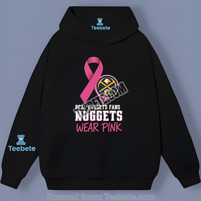 Denver Nuggets Breast Cancer Awareness Pink Pride Funny Hoodie Denver Nuggets Breast Cancer Awareness Pink Pride Funny Hoodie