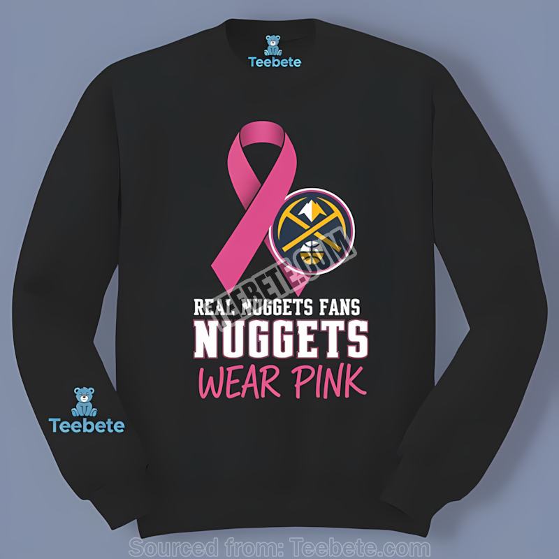 Denver Nuggets Breast Cancer Awareness Pink Pride Funny Long Sleeve Denver Nuggets Breast Cancer Awareness Pink Pride Funny Long Sleeve