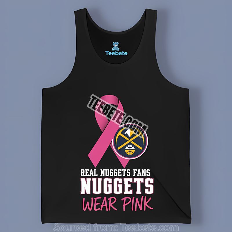 Denver Nuggets Breast Cancer Awareness Pink Pride Funny Tanktop Denver Nuggets Breast Cancer Awareness Pink Pride Funny Tanktop