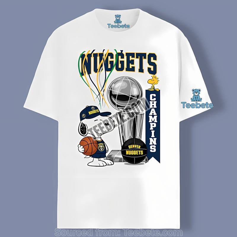 Denver Nuggets Champions Snoopy Fan Celebration Cool Shirt