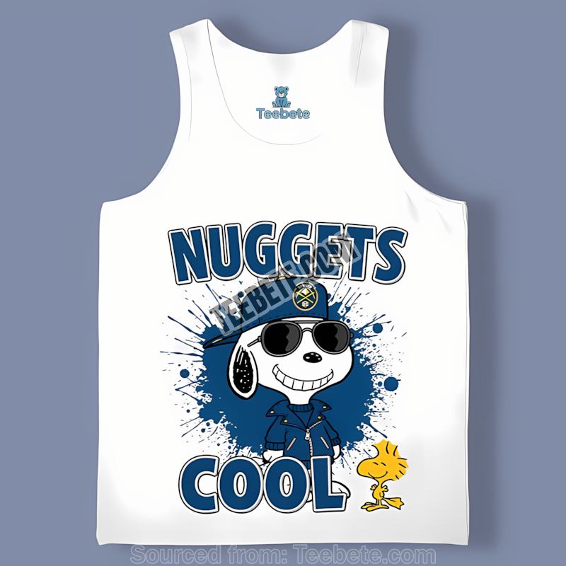 Denver Nuggets Cool Snoopy Character Custom Tanktop Denver Nuggets Cool Snoopy Character Custom Tanktop