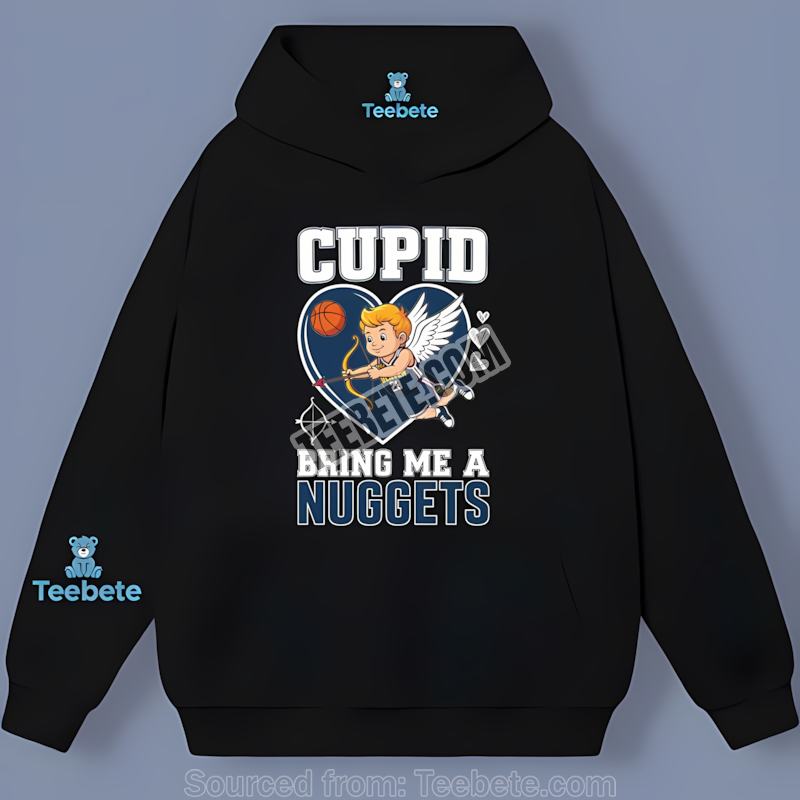 Denver Nuggets Cupid Valentines Mens Graphic Hoodie Gift Denver Nuggets Cupid Valentines Mens Graphic Hoodie Gift