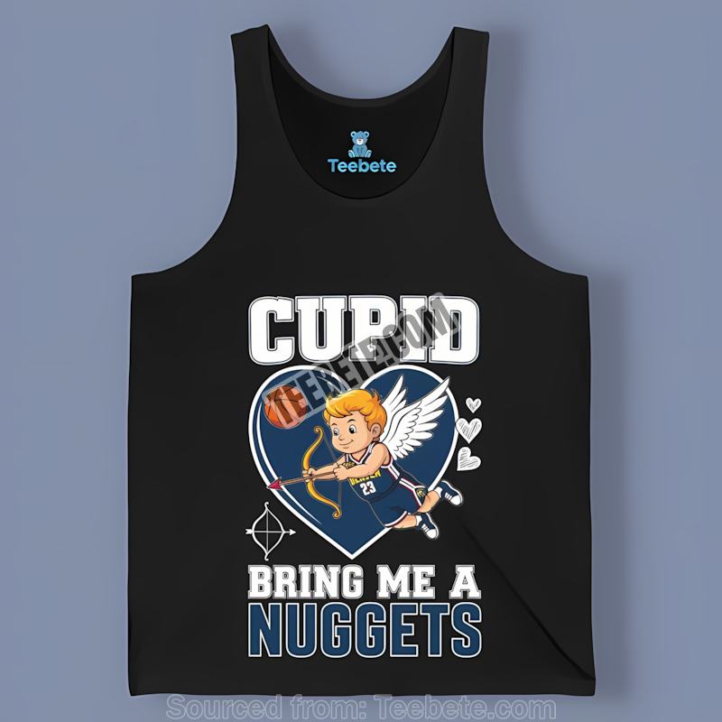 Denver Nuggets Cupid Valentines Mens Graphic Tanktop Gift Denver Nuggets Cupid Valentines Mens Graphic Tanktop Gift