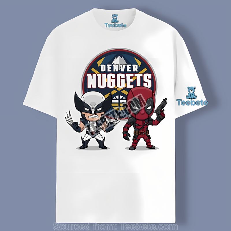 Denver Nuggets Deadpool Wolverine Superhero Classic Shirt