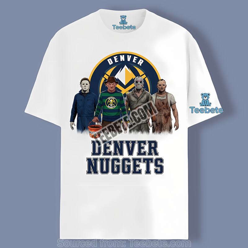 Denver Nuggets Halloween Horror Characters Soft Shirt