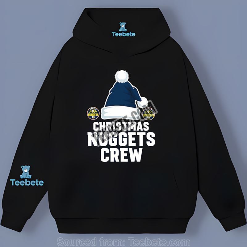 Denver Nuggets Holiday Nuggets Crew Christmas Vintage Hoodie Denver Nuggets Holiday Nuggets Crew Christmas Vintage Hoodie