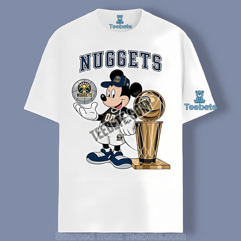 Denver Nuggets Mickey Basketball Cartoon Bat Fashion Shirt