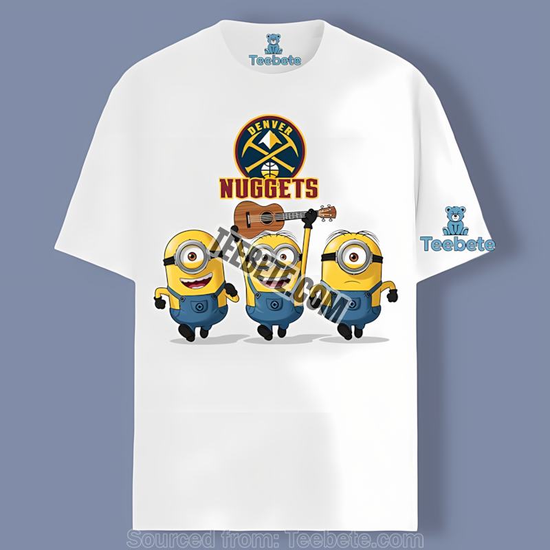 Denver Nuggets Minions Cartoon Color Shirt