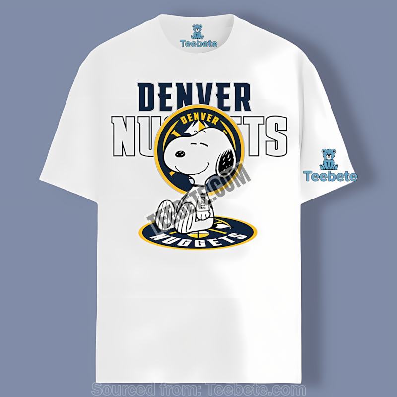 Denver Nuggets Snoopy Tattoo Logo Arm Cool Shirt