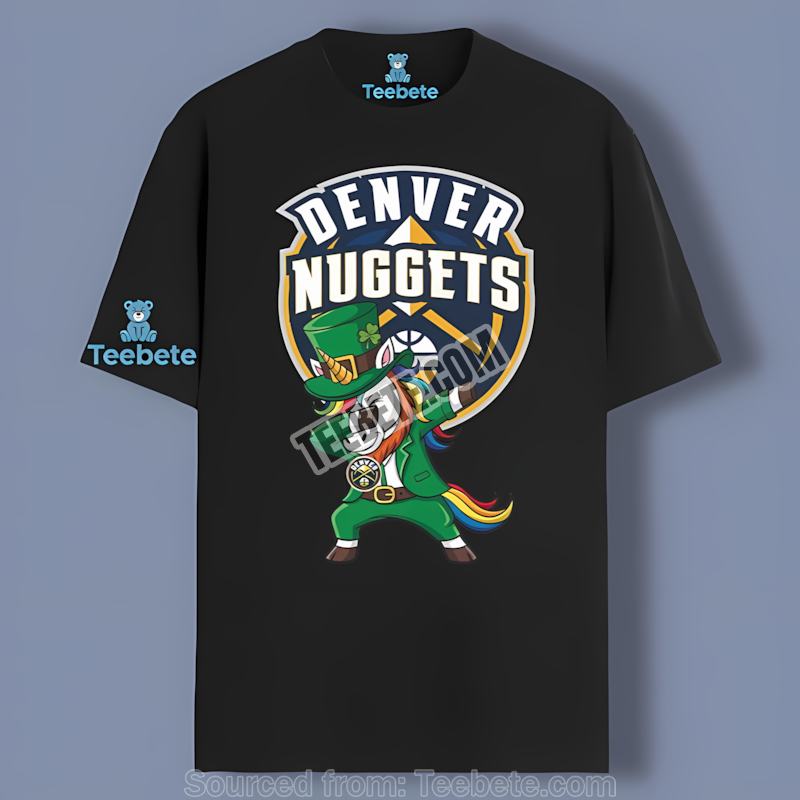 Denver Nuggets St Patricks Unicorn Dabbing Best Tshirt