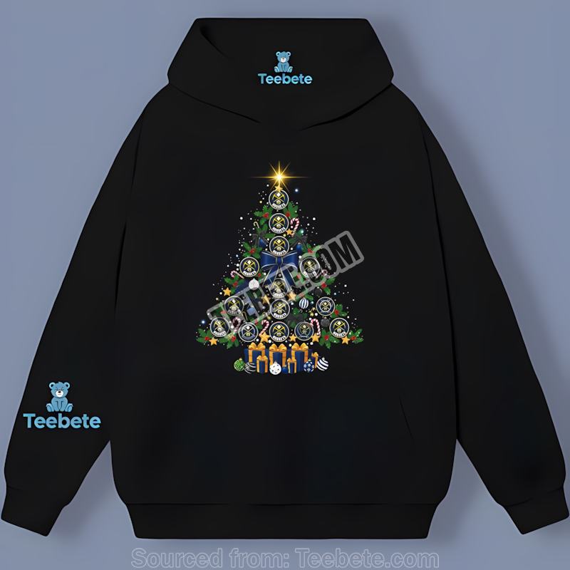 Denver Nuggets Tree Logo Festive Christmas All Day Hoodie Denver Nuggets Tree Logo Festive Christmas All Day Hoodie